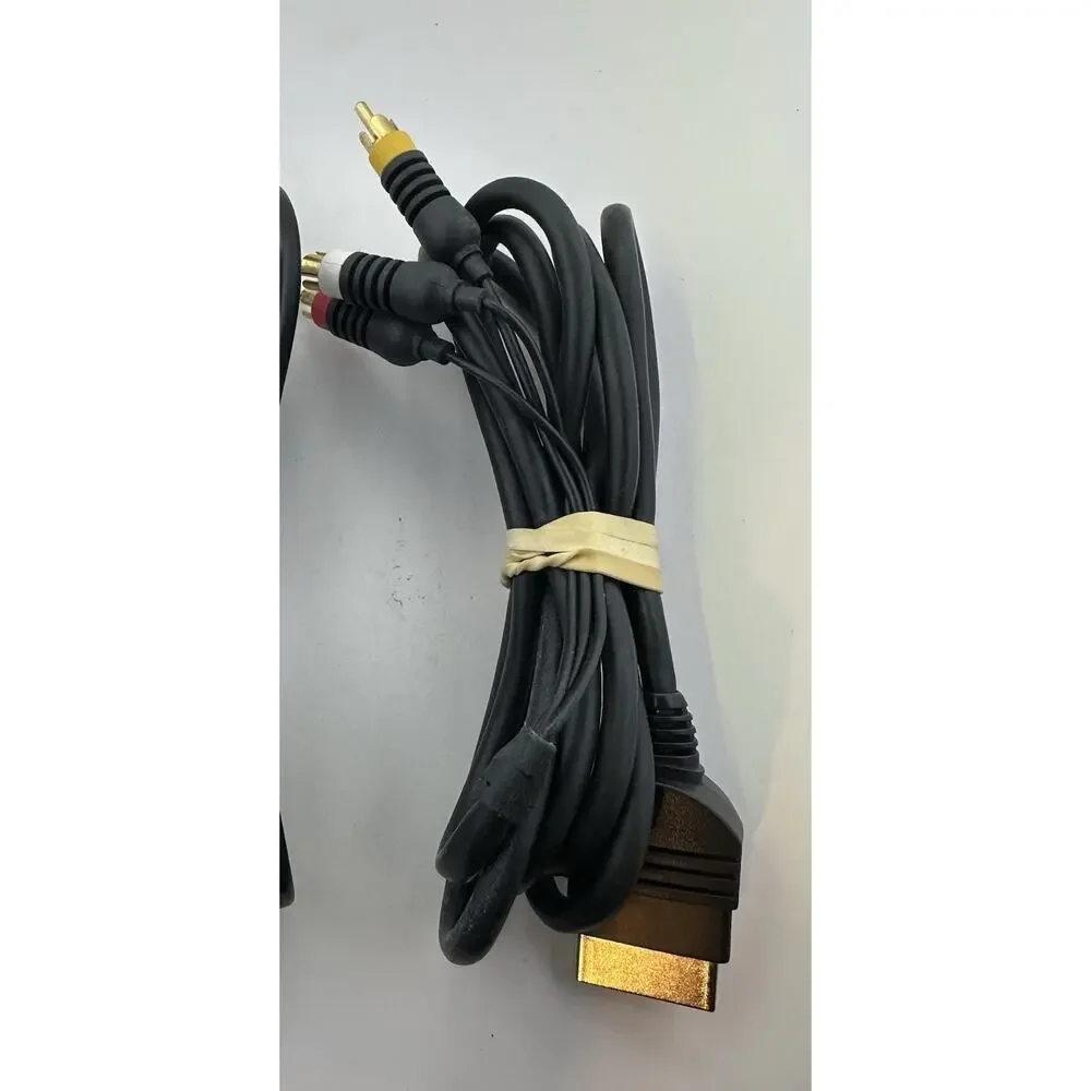 Original Xbox OEM Authentic RCA AV Audio Video Cable Cord TESTED